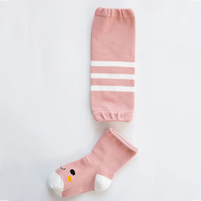 Niedliche Baby-Kniestrümpfe mit Tiermotiven – Weiche Strümpfe für Kinder in charmanten Designs