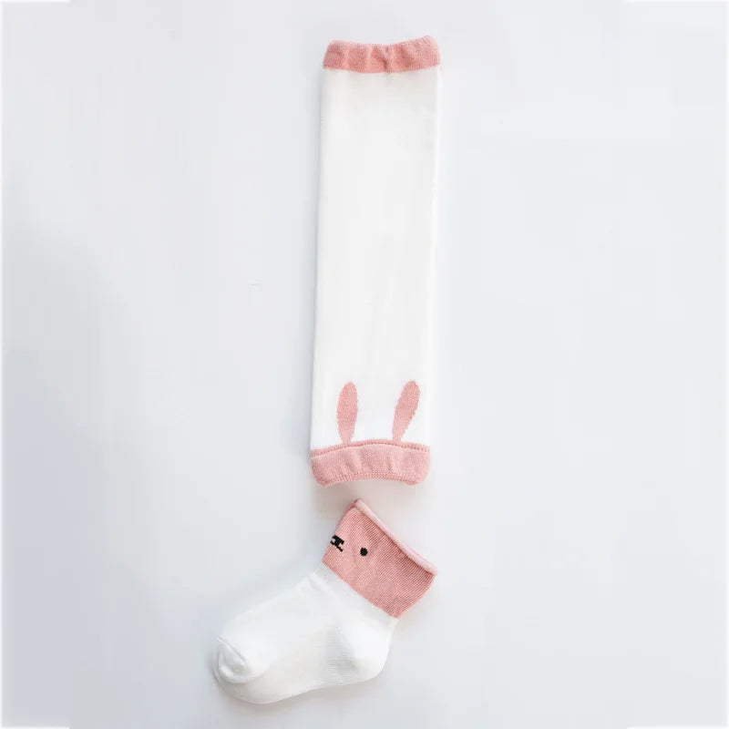 Niedliche Baby-Kniestrümpfe mit Tiermotiven – Weiche Strümpfe für Kinder in charmanten Designs