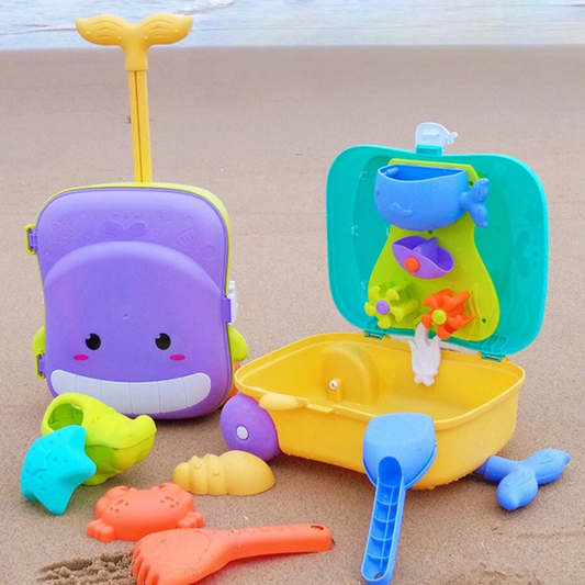 StrandTrolley – Alles-in-Einem Spielzeugwagen für Kinder am Strand