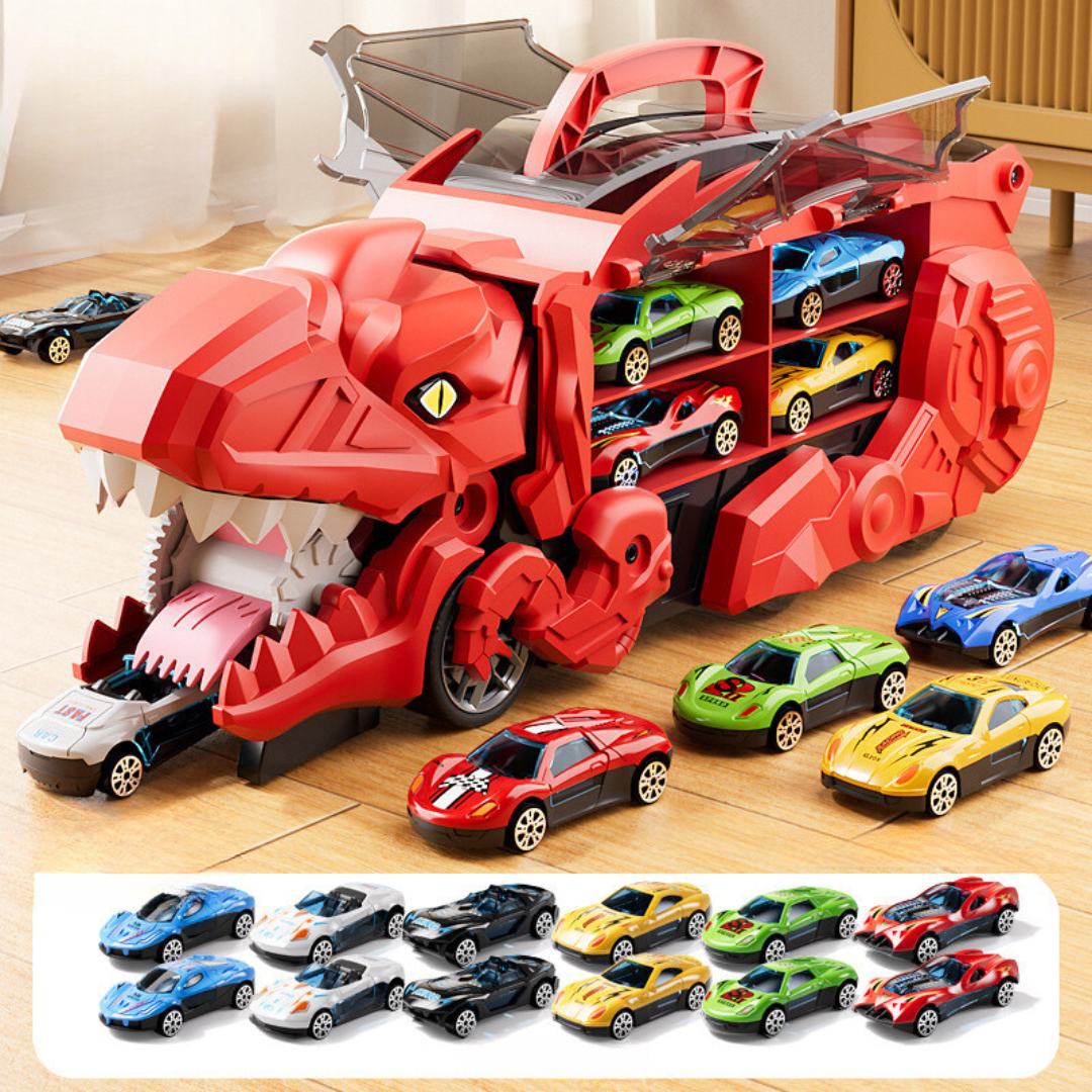 Dinosaurier Spielzeug Lkw mit Fahrzeugen für Kinder