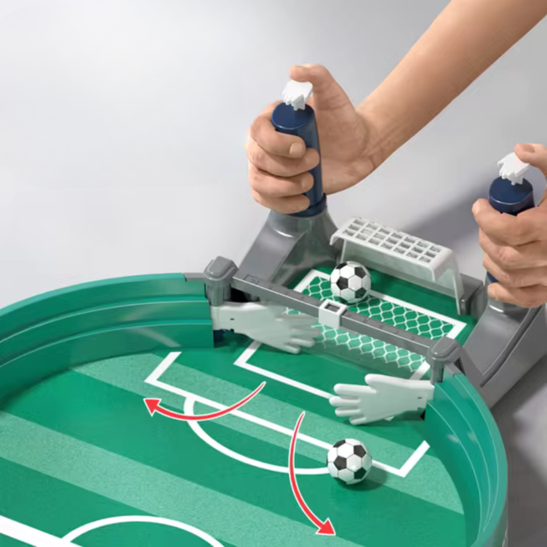 Kompaktes Tischfußball Spiel für Zuhause