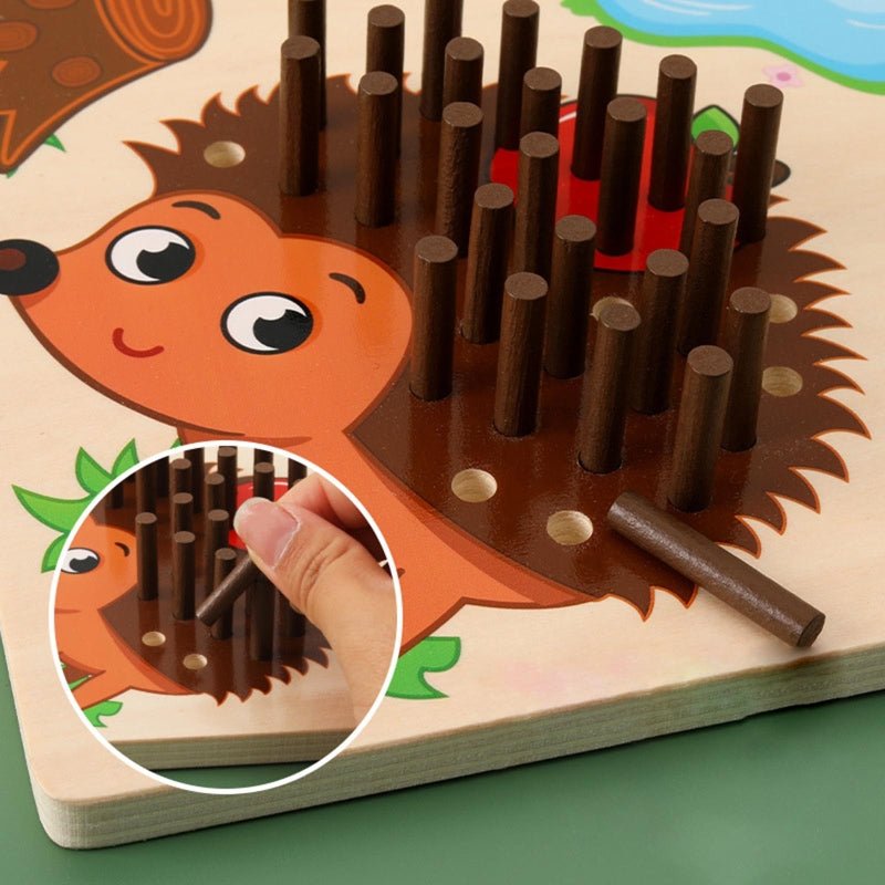 Sensorisches Igel Lernspiel für die Frühförderung
