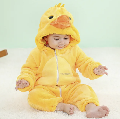 Niedlicher Tier-Motiv Babystrampler