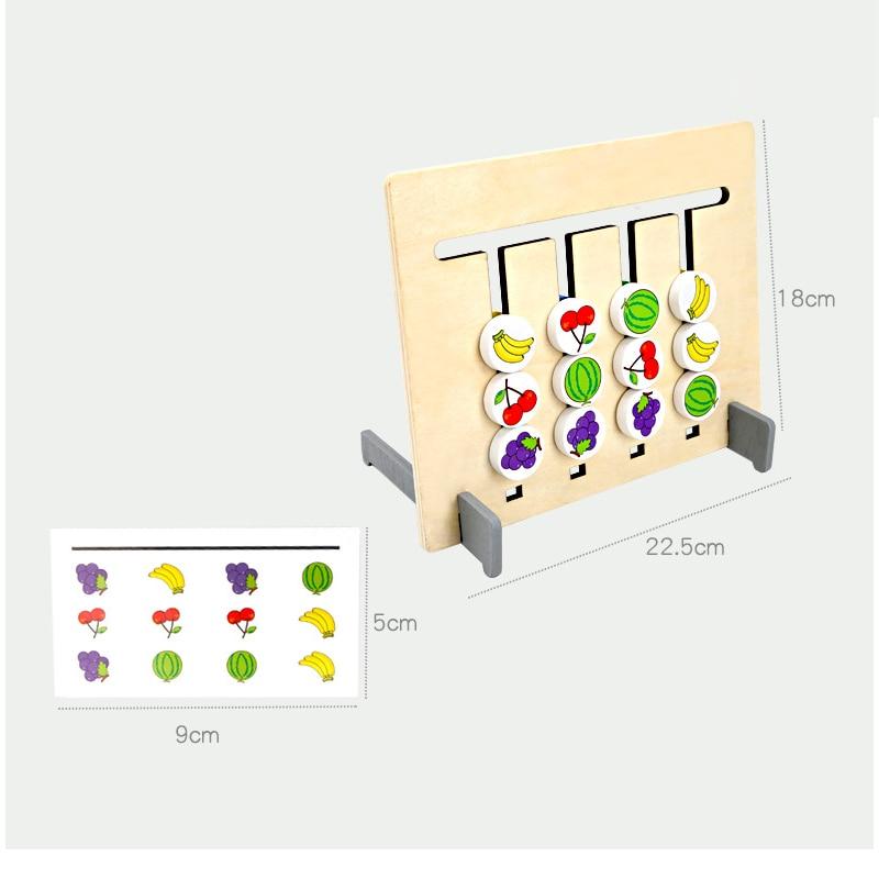 Montessori Lernspiel für Kinder – Farben- und Formen-Sortierpuzzle