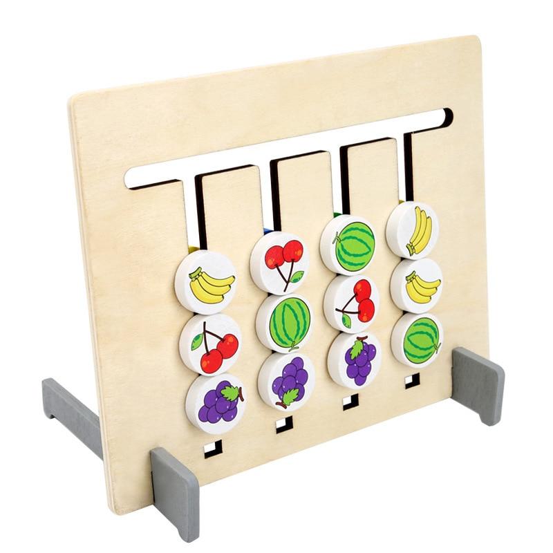 Montessori Lernspiel für Kinder – Farben- und Formen-Sortierpuzzle