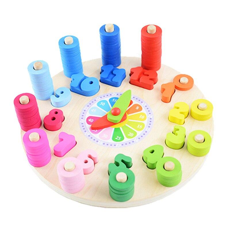 Montessori Lernuhr – Pädagogisches Spielzeug für Kinder