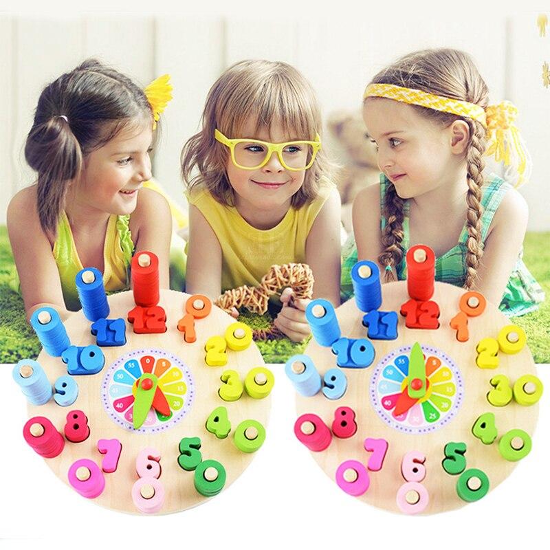 Montessori Lernuhr – Pädagogisches Spielzeug für Kinder