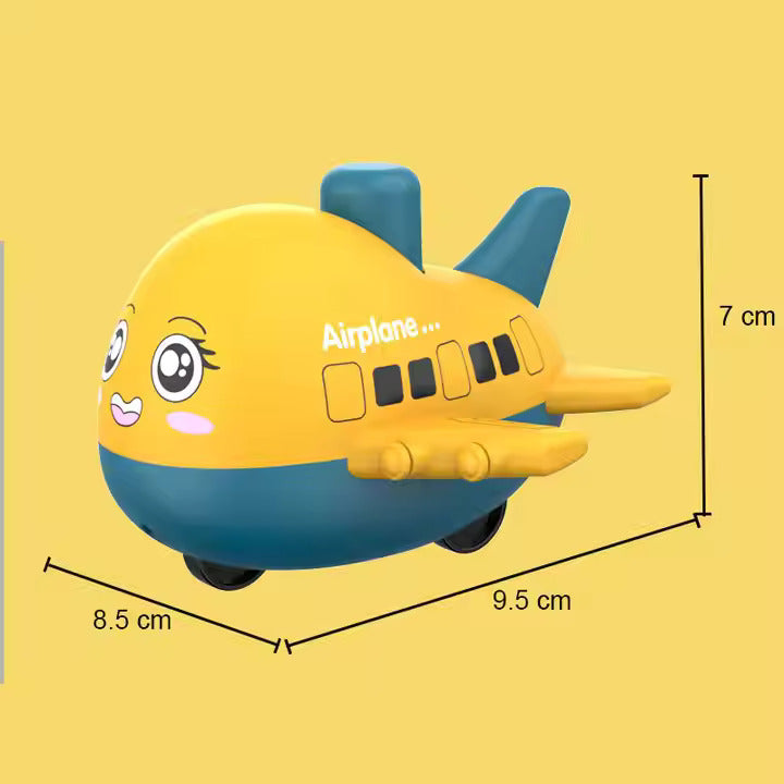 Flugspaß für Kinder – Drück & Fahr Spielzeug-Flugzeug