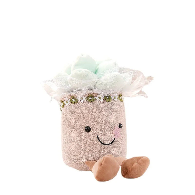 Fröhliche Blumen Kuscheltier – Süße Blumenfigur zum Kuscheln