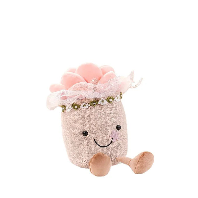Fröhliche Blumen Kuscheltier – Süße Blumenfigur zum Kuscheln