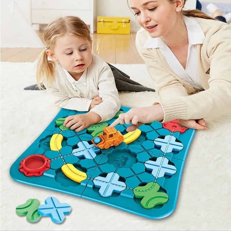 Montessori Straßen-Puzzle für Kinder
