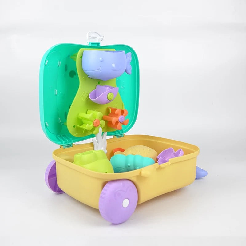 StrandTrolley – Alles-in-Einem Spielzeugwagen für Kinder am Strand