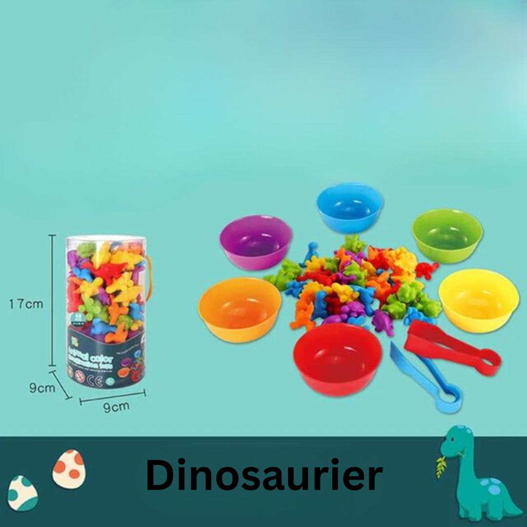 Montessori Lernspielzeug – Buntes Sortierspiel für Kinder