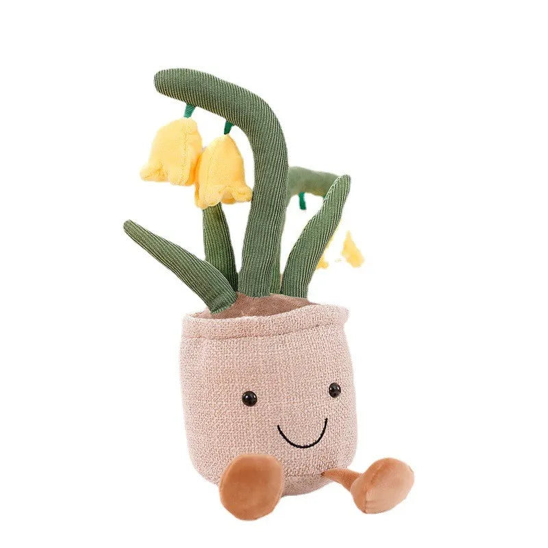 Fröhliche Blumen Kuscheltier – Süße Blumenfigur zum Kuscheln