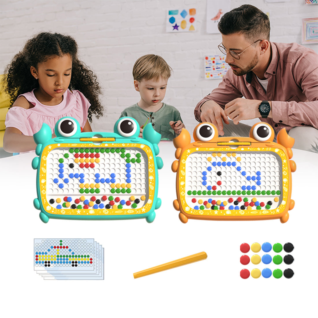 Magnetisches Zeichenbrett für Kinder – Kreatives Lernen nach Montessori-Prinzip