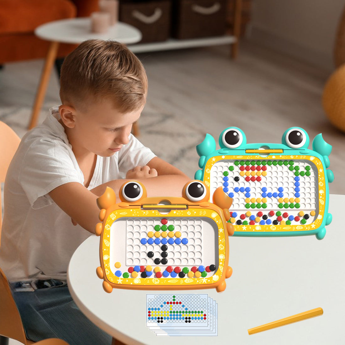 Magnetisches Zeichenbrett für Kinder – Kreatives Lernen nach Montessori-Prinzip