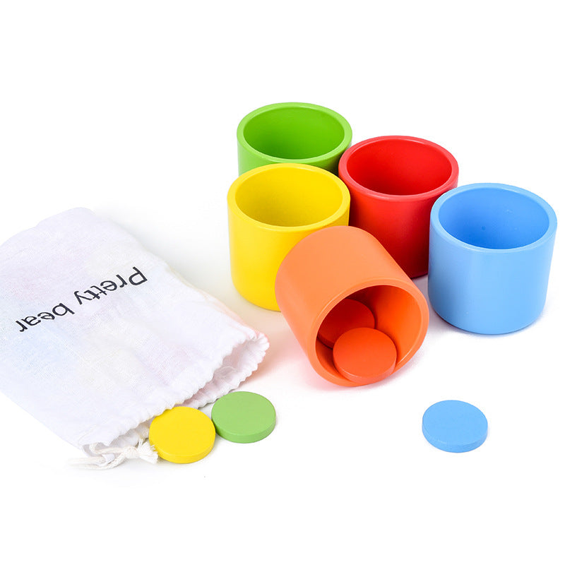 Bunte Montessori Stapelbecher – Lernspielzeug zum Stapeln Sortieren & Entdecken