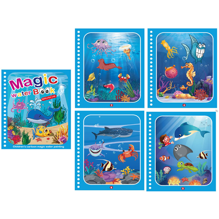 Wasser-Malbuch für Kinder – Magische Farben