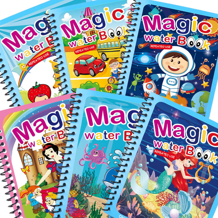 Wasser-Malbuch für Kinder – Magische Farben