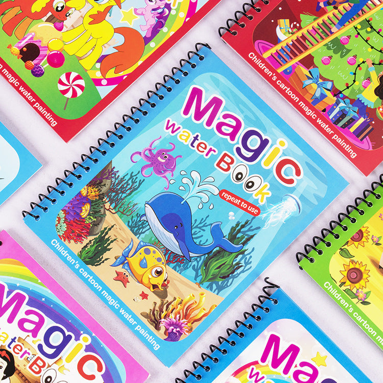 Wasser-Malbuch für Kinder – Magische Farben