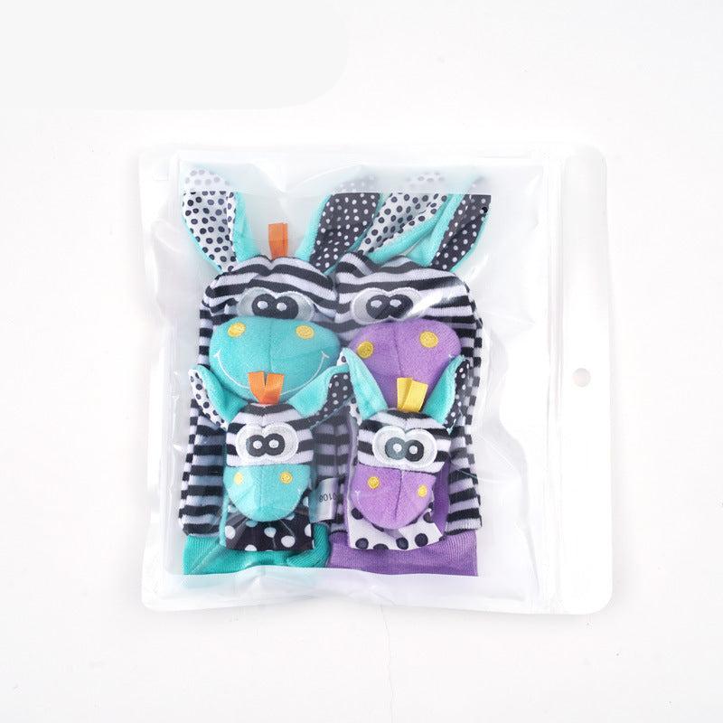 Sensorische Plüschsocken und Armband für Babys