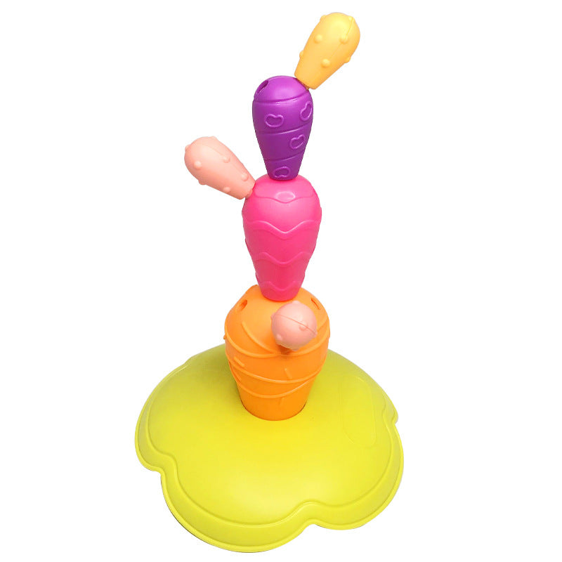 Montessori Magnetischer Kaktus aus Holz – Kreatives Steckspiel für Kinder