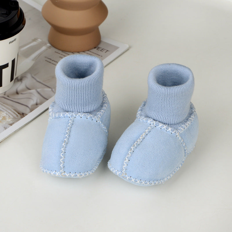 Gemütliche Baby Boots mit weichem Fellfutter für kalte Tage