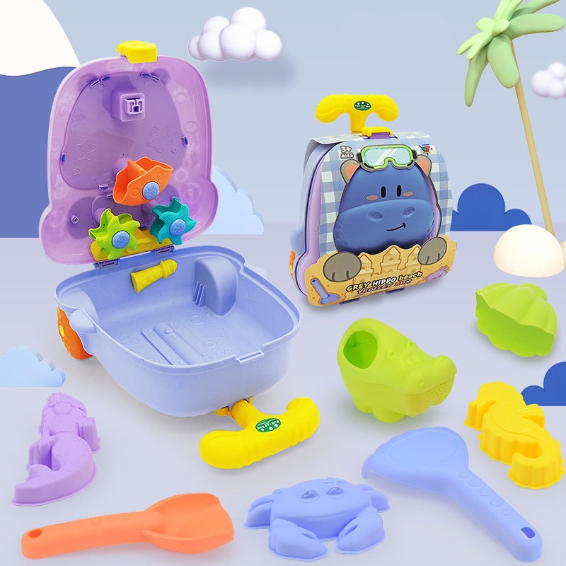 StrandTrolley – Alles-in-Einem Spielzeugwagen für Kinder am Strand