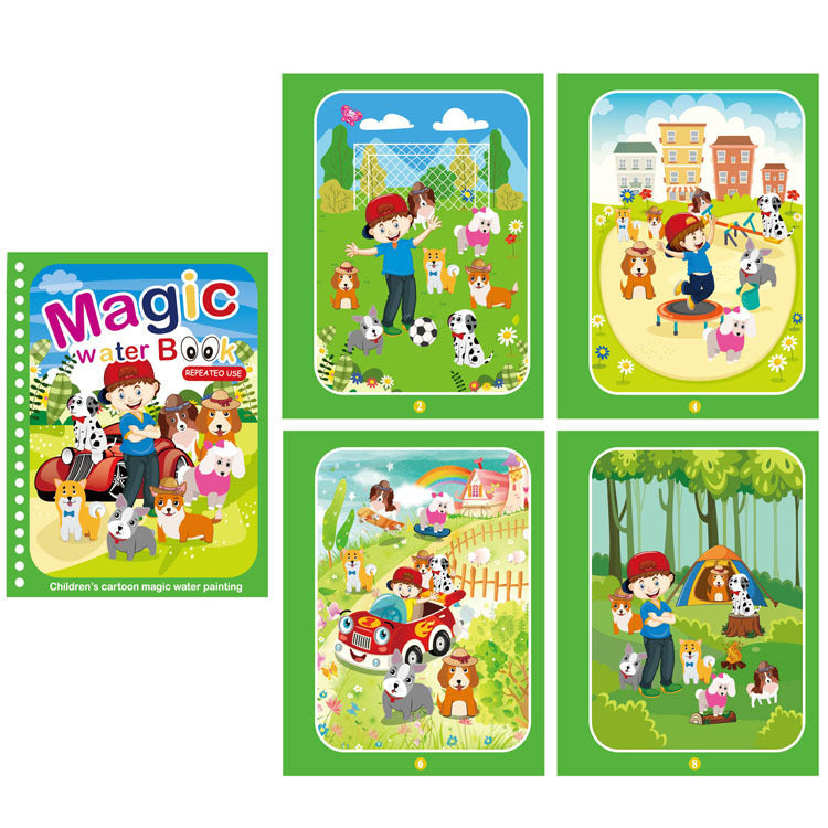 Wasser-Malbuch für Kinder – Magische Farben