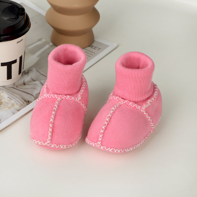 Gemütliche Baby Boots mit weichem Fellfutter für kalte Tage