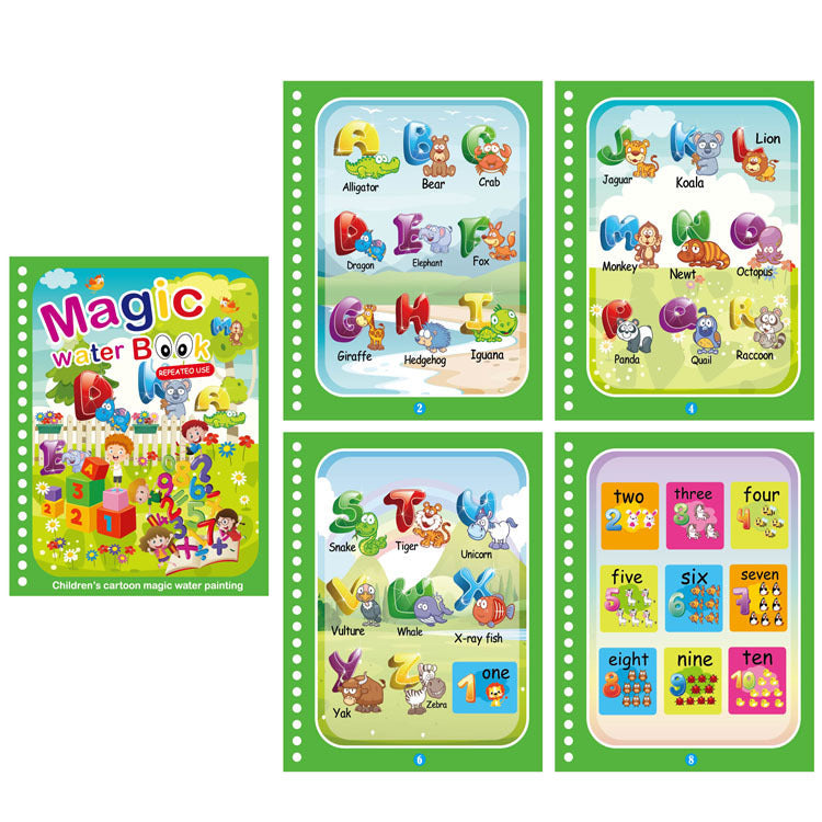 Wasser-Malbuch für Kinder – Magische Farben