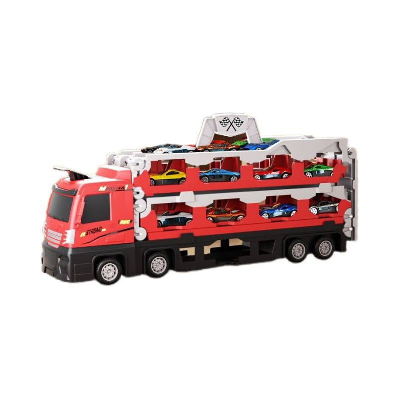 2in1 Klappbare Lastwagen Rennstrecke für Kinder