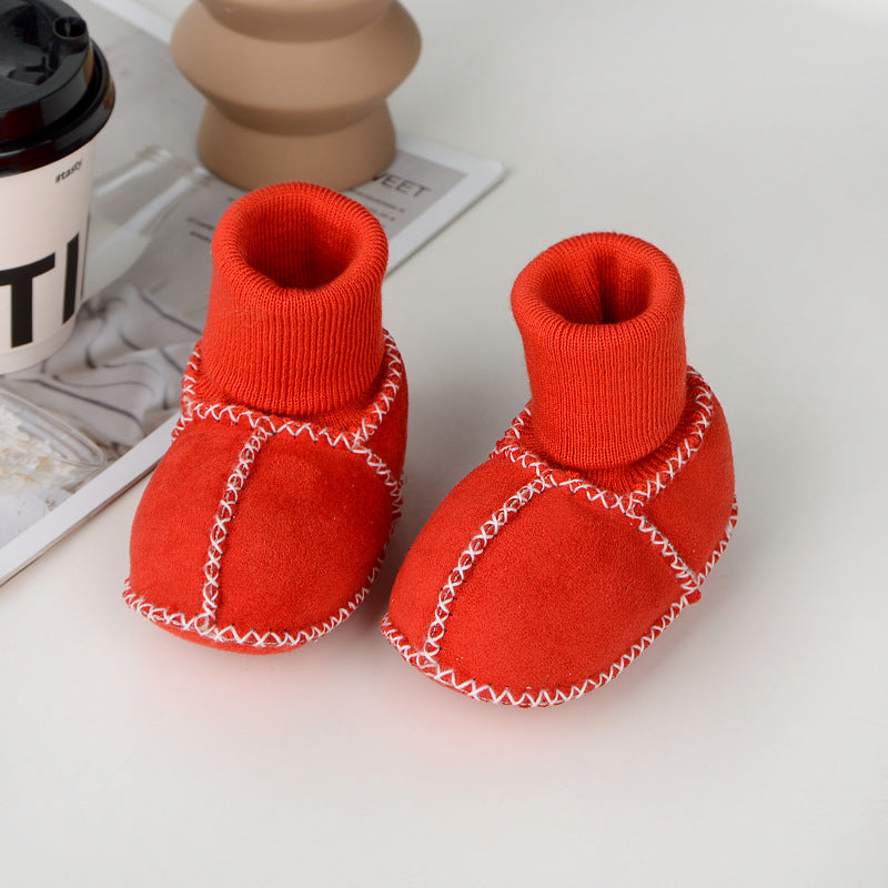 Gemütliche Baby Boots mit weichem Fellfutter für kalte Tage
