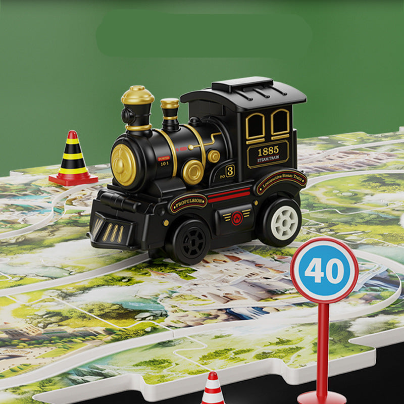Weihnachtszauber – Puzzle-Eisenbahn Spielset für Kinder