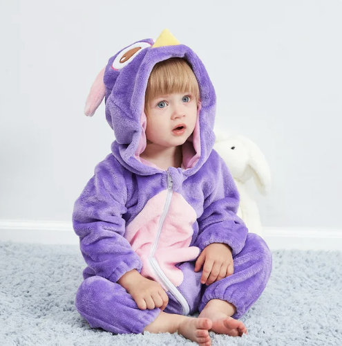 Niedlicher Tier-Motiv Babystrampler
