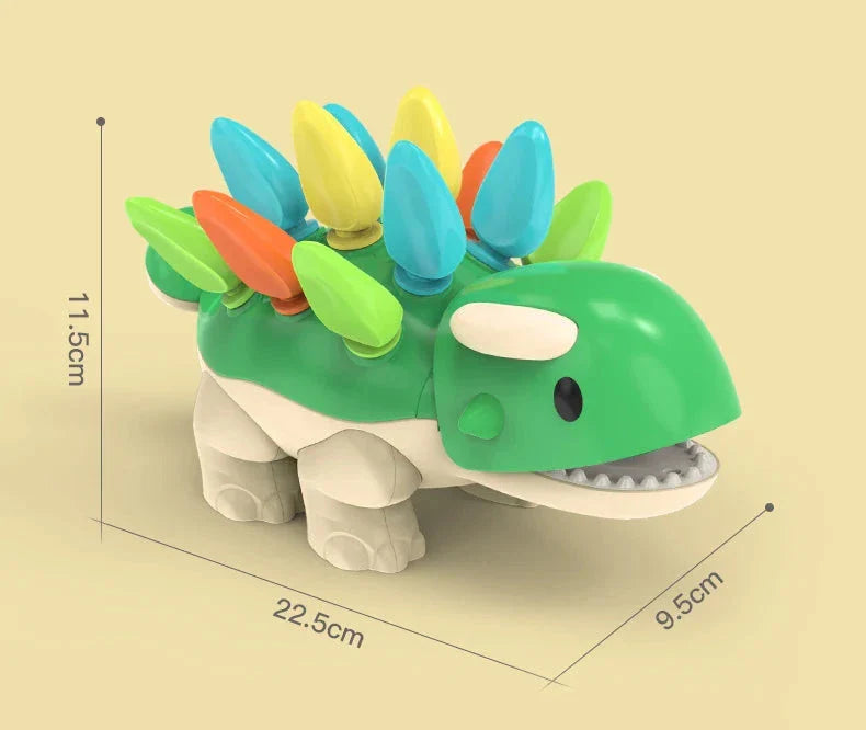 Montessori Lernspielzeug Farben Dinosaurier