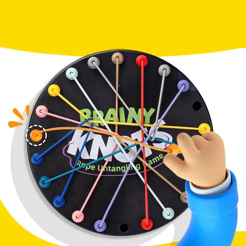 Kreatives Knotenpuzzle für Kniffligen Spielspaß