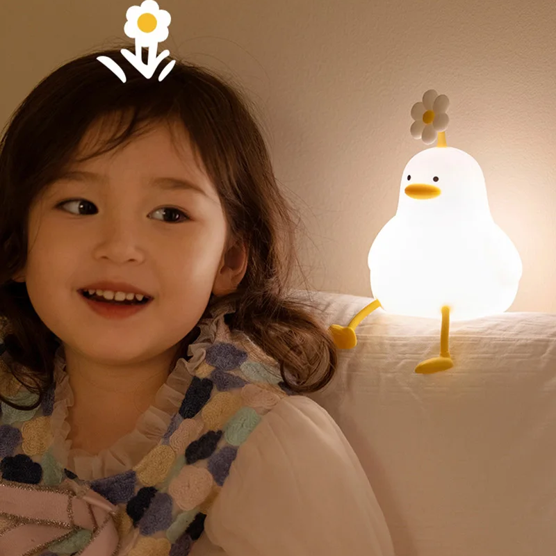 Niedliches Enten-Nachtlicht für Kinderzimmer