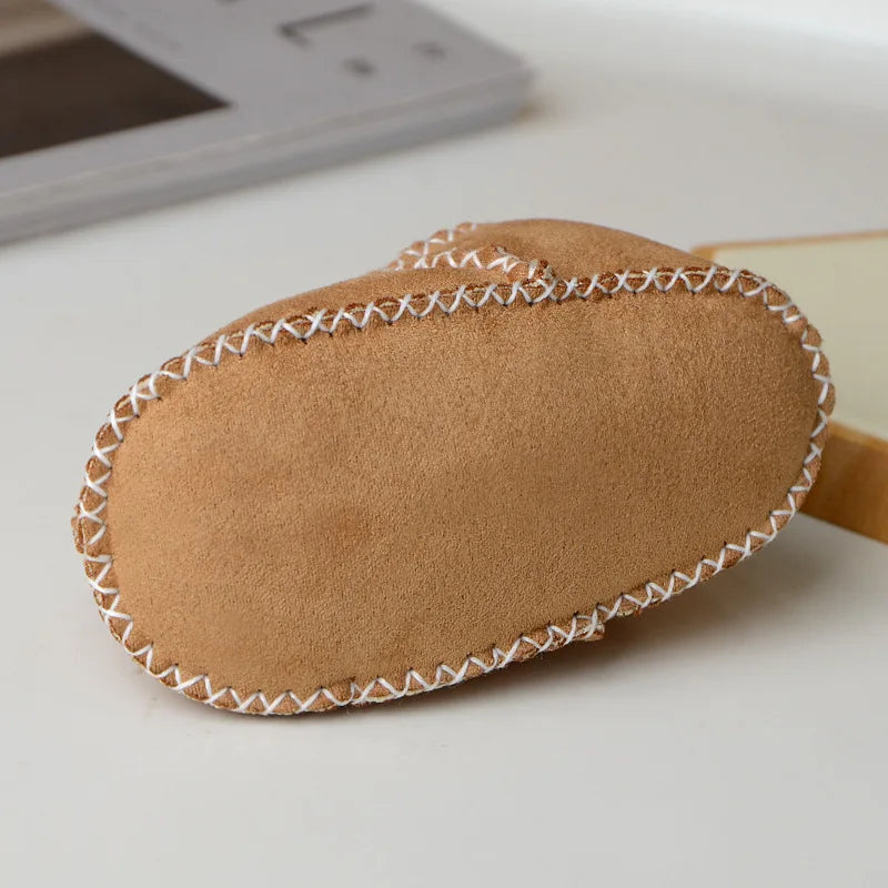 Gemütliche Baby Boots mit weichem Fellfutter für kalte Tage