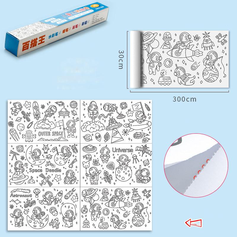 Lassen Sie die Fantasie fliegen – XXL-Malpapier für kreative Kinder