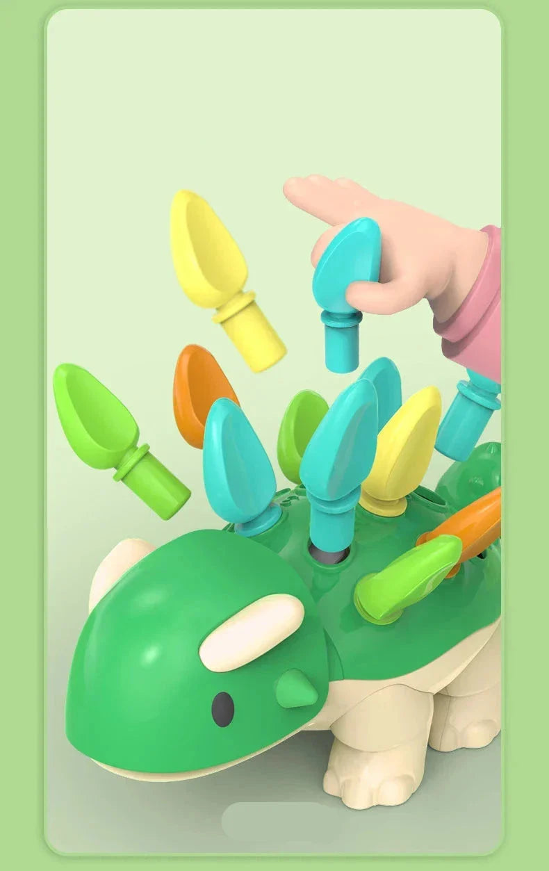 Montessori Lernspielzeug Farben Dinosaurier