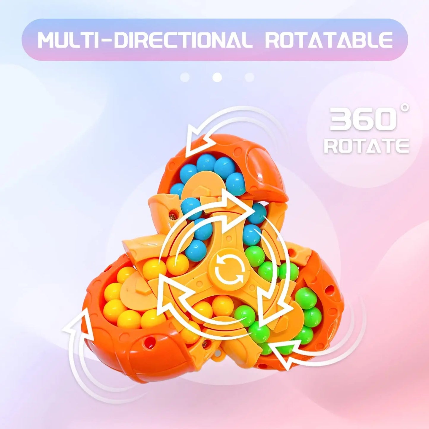 360° drehbarer Fidget Spinner – Stressabbau und Geschicklichkeitstraining