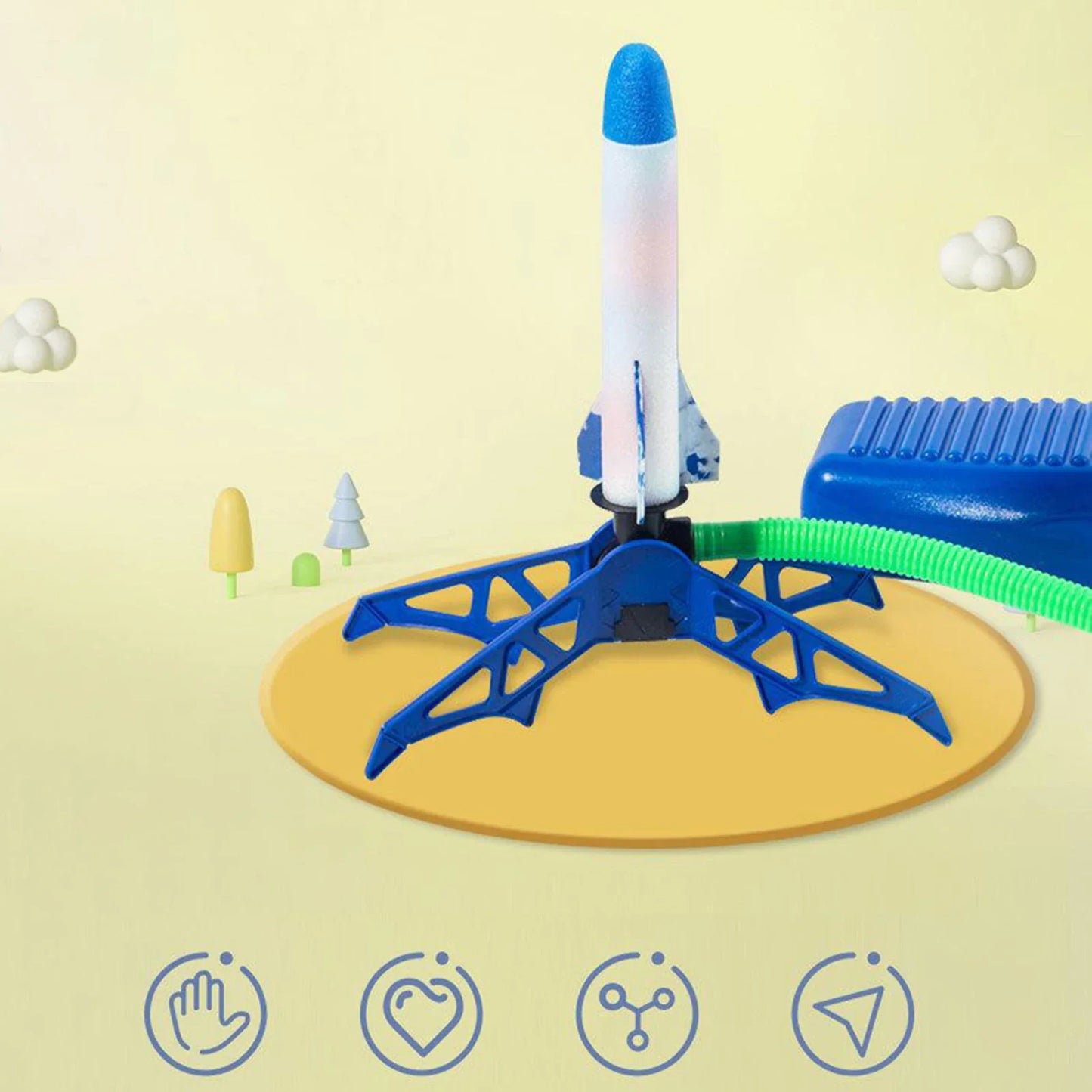 Raketen-Sprung – Endloser Spaß für Kinder
