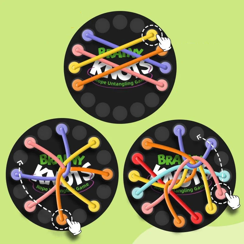 Kreatives Knotenpuzzle für Kniffligen Spielspaß