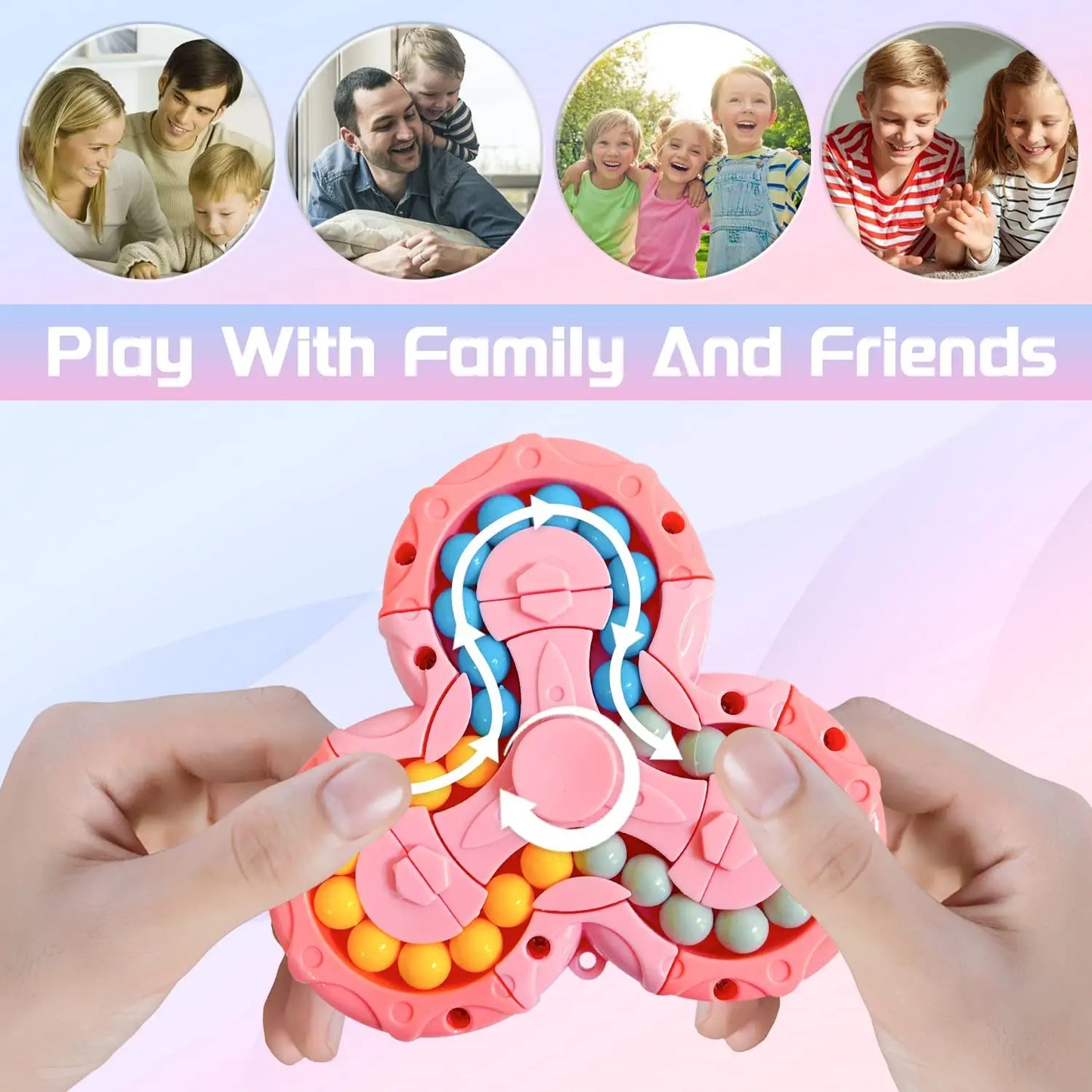 360° drehbarer Fidget Spinner – Stressabbau und Geschicklichkeitstraining