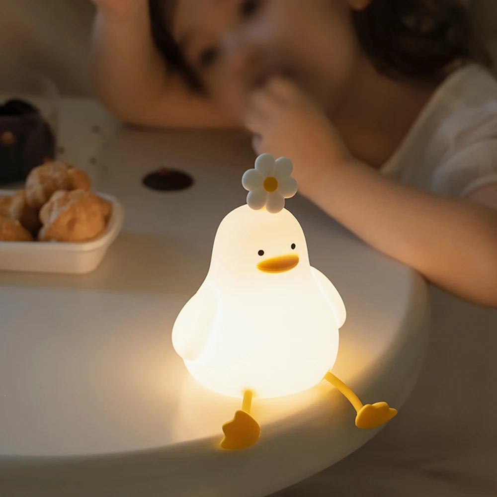 Niedliches Enten-Nachtlicht für Kinderzimmer