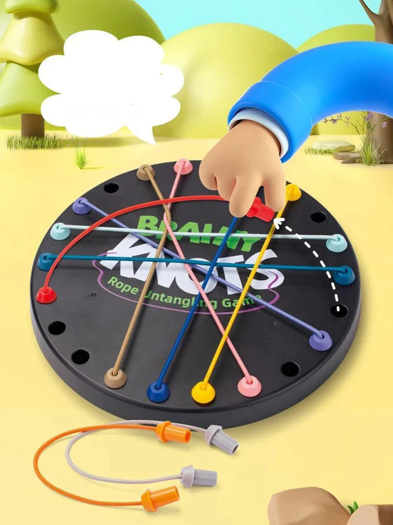 Kreatives Knotenpuzzle für Kniffligen Spielspaß