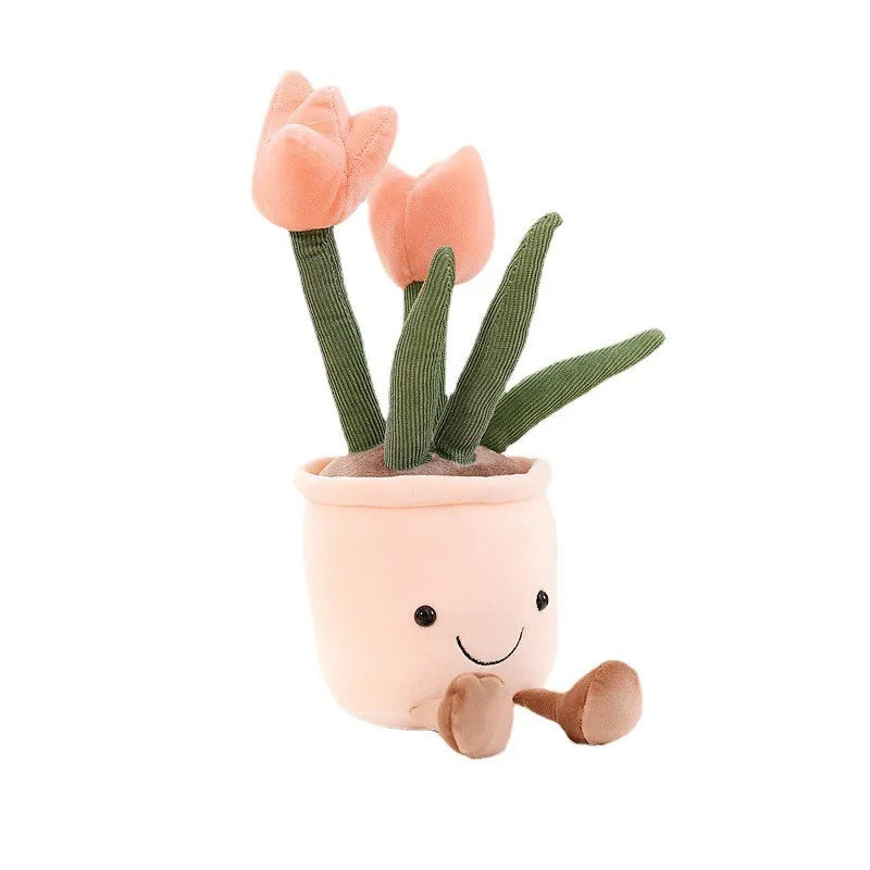 Fröhliche Blumen Kuscheltier – Süße Blumenfigur zum Kuscheln