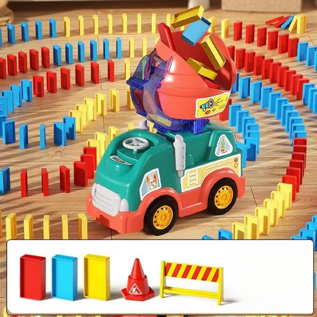 Montessori Domino Lkw Spielzeug