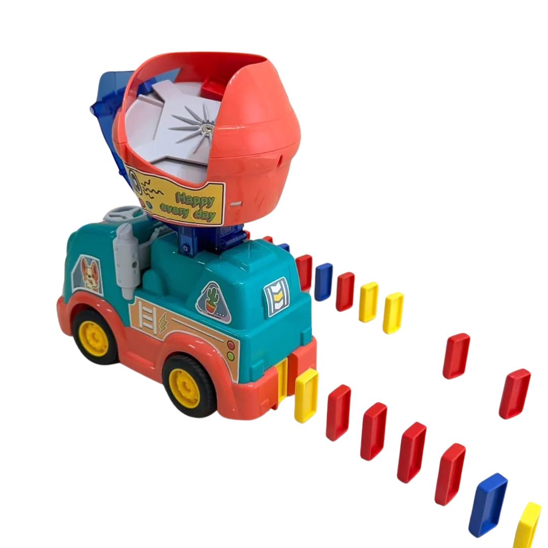 Montessori Domino Lkw Spielzeug